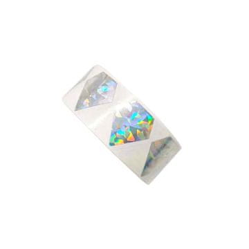 shumee Nalepke za praskanje diamantne 15x28mm holo x500