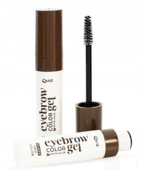 shumee Gel za barvanje obrvi Quiz Cosmetics Eyebrow Shape z alojo temno 5 ml