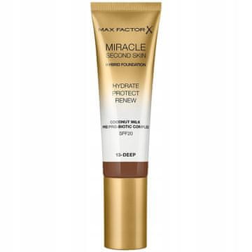 Max Factor MAX Factor Miracle Second Skin tekoči puder za obraz - 013 Deep - 30 ml