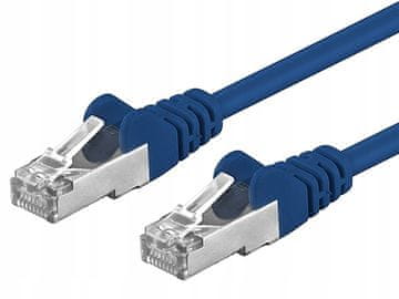 shumee Premiumcord patch kabel CAT6a S-FTP, RJ45-RJ45, AWG 26/7, 0,25 m, moder