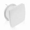 Tihi kopalniški ventilator s senzorjem vlažnosti + časovnikom 100 mm bel