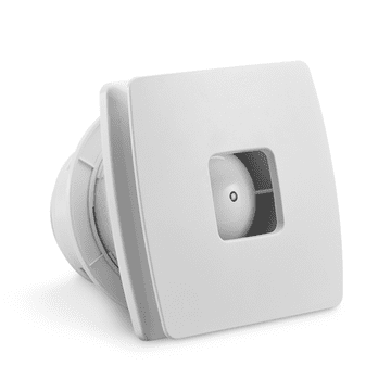 shumee Tihi kopalniški ventilator s senzorjem vlažnosti + časovnikom 150 mm bel
