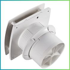 shumee Tihi kopalniški ventilator s senzorjem vlažnosti + časovnikom 150 mm bel