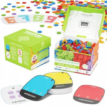 MARIOINEX Marioinex mini rezine blokov EDU matematika zabavna 444 kosov, delovni listi