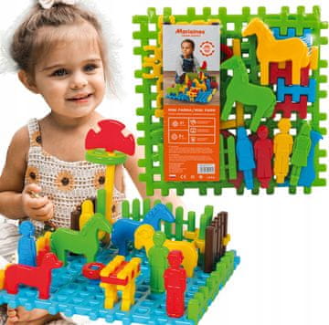 MARIOINEX Marioinex Mini Farm Oblati - Gradbeni bloki 31 kosov
