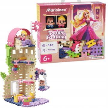 MARIOINEX Marioinex Mini Princess oblati, Fantasy Tower, Princesa, 148 kosov, 2 figi