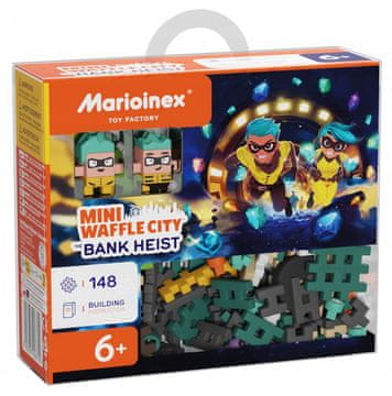MARIOINEX Marioinex Wafle Mini bančni rop, diamantni trezor 148 kosov 4 figure