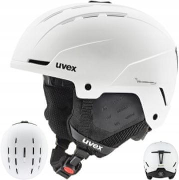 Uvex Smučarska čelada Uvex Stance bela, velikost 54-58 cm, nastavljiva z zračenjem