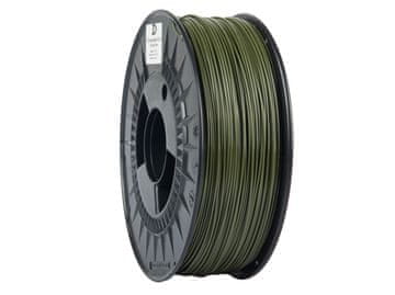 shumee 3DPower Basic PET-G filament 1,75 mm vojaško zelene barve 1 kg