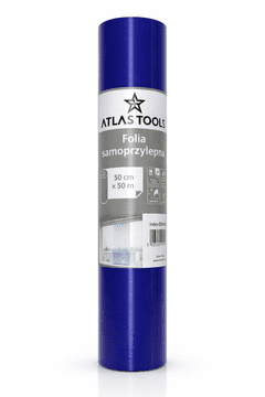 Atlas Atlas tools gradbena zaščitna folija samolepilna modra NA ZVITKU DO 30 DNI 50 cm/50 m