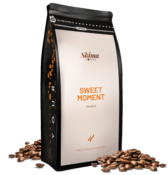shumee Kavna zrna 1kg Sweet Moment 100% Arabica Fresh za kavni aparat SkimaCoffe + gratis