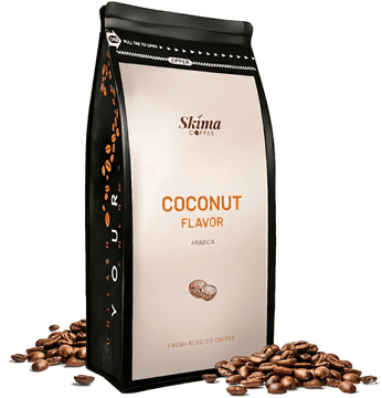 shumee Kavna zrna 1 kg z okusom kokosa, 100% arabica, sveže pražena + gratis