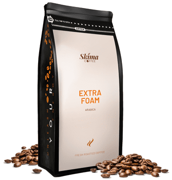 shumee Kavna zrna 1kg "S peno" 100% Arabica Sveže pražena za espresso aparat + gratis