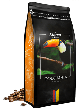 shumee Kavna zrna 1kg Kolumbija 100% Arabica Sveže pražena za espresso aparat + gratis
