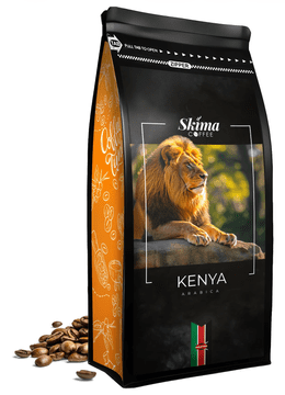 shumee Kavna zrna 1kg Kenija 100% Arabica Sveže pražena za espresso aparat + gratis
