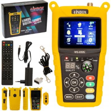 shumee Predogled satelitskega merilnika linbox WS-6935 DVB-S2