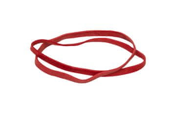 shumee Gumica premera 80 mm x širine 6 mm, rdeča 1 kg