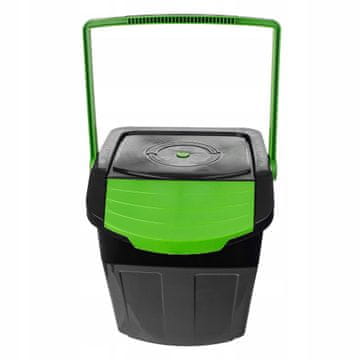 shumee Koš za sortiranje odpadkov EcoBox 1, zelen