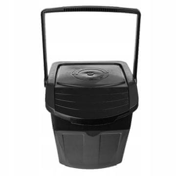 shumee Koš za sortiranje odpadkov EcoBox 1, črn