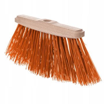 shumee Vrtnarska krtača z obokanim ustjem, ulična krtača, 250 mm, oranžna - etox