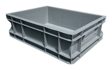 shumee Skladiščni zabojnik 400x300x120 siv