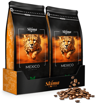 shumee Kavna zrna 1kg x2 Mehika 100% arabica sveže pražena za espresso aparat + gratis