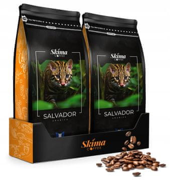 shumee Kavna zrna 1kg x2 Salvador 100% arabica sveže pražena za espresso aparat + gratis