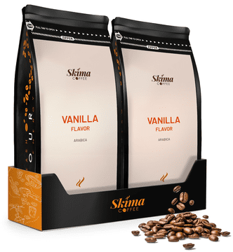 shumee Kavna zrna 1kg x2, sladkost vanilije, 100% Arabica, sveža SkimaCoffee, aparat za espresso + gratis