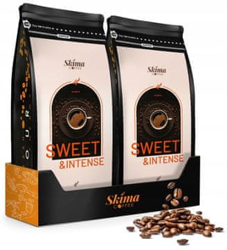 shumee Kavna zrna 1kg x2 sladka in intenzivna arabica, sveže pražena za espresso + gratis