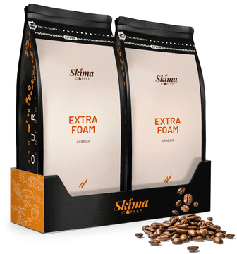 shumee Kavna zrna 1kg x2 ""S peno"" 100% Arabica Sveže pražena + gratis