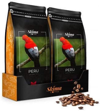 shumee Kavna zrna 1kg x2 peru 100% Arabica sveže pražena za espresso aparat + gratis