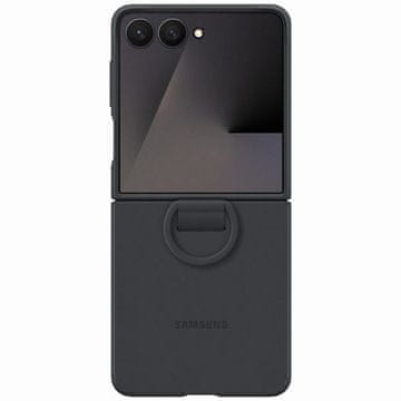 shumee Ovitek z obročem za Samsung Galaxy Z Flip7 črne barve