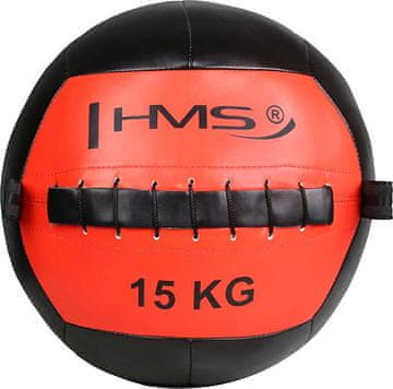 shumee Stenska žoga 15 kg HMS težka vadbena žoga, crossfit za mete ob steno, moč.