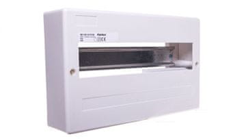 Kanlux Modularna razdelilna omarica plastična 1x12 nadometna IP30 IK06 II razred brez vrat DB112W 1X12P/SM bela 3853