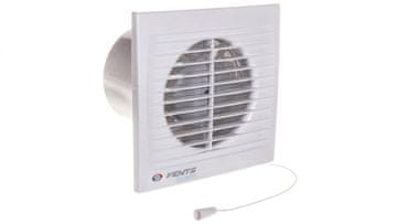 VENTS Aksialni ventilator Ø 100 230V 5,6W 78m3/h 26dB tihi kroglični ležaji stikalo z vrvico 100SILENTA-SVL