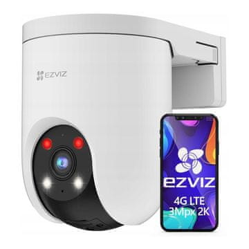 EZVIZ Ezviz H8C 4G 2K WiFi 4mm samodejna sledilna kamera z umetno inteligenco, vrtenjem in nagibom