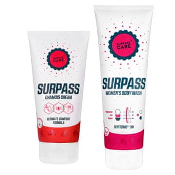 shumee Ženski kolesarski paket Surpass - ženski gel za prhanje in krema iz gamlisa (250+170 ml)