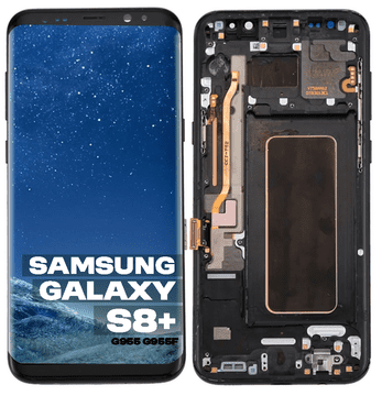 shumee LCD zaslon + zaslon na dotik Samsung Galaxy S8 plus G955 G955F Incell Frame črne barve