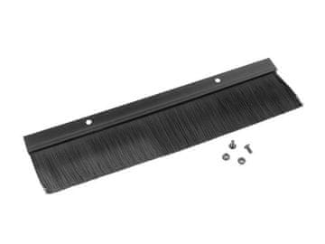Lanberg Lanberg AK-1102-B krtačna plošča za 19" omare, nameščena v kabelskih uvodnicah, črna