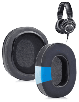 shumee Ušesne blazinice, blazinice, gobice za Audio-Technica M50x M40x M30x z gel polnilom