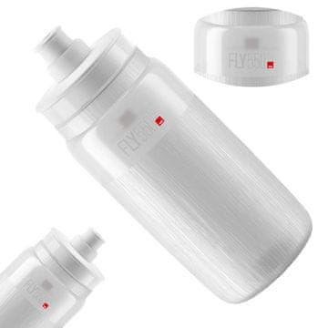 shumee Elite FLY TEX steklenica prozorno siva z logotipom 550 ml super lahka 51 gramov