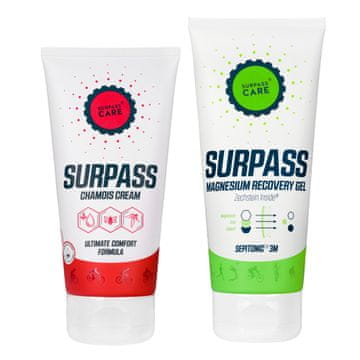 shumee Kolesarski paket Surpass - magnezijev gel in krema iz gamse kože (200+170 ml)