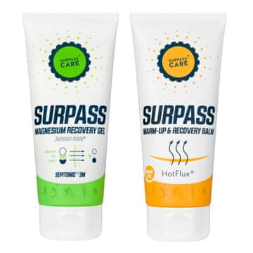 shumee Paket za okrevanje Surpass - magnezijev gel in ogrevalni balzam (200+200 ml)