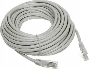shumee LAN Ethernet omrežni kabel internetni patchcord RJ45 UTP kat. 5e siv 10m