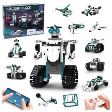 shumee Technic Blocks - Daljinsko voden izobraževalni robot 3 v 1 [K96131]