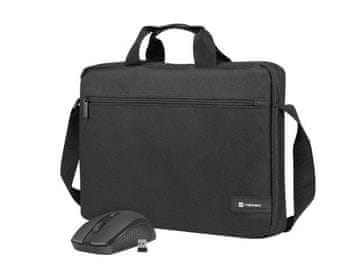 Natec Natec Wallaroo 2 črna torba za prenosnik 15,6" + brezžična miška