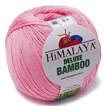 shumee Bambusova bombažna bambusova preja 100g, temno roza barve 07