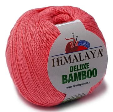 shumee Bambusova bombažna bambusova preja 100g KOL temno koralna 09
