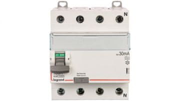 LEGRAND 4P diferencialno varovalko 100A 0,03A tip A P304 DX3 411763