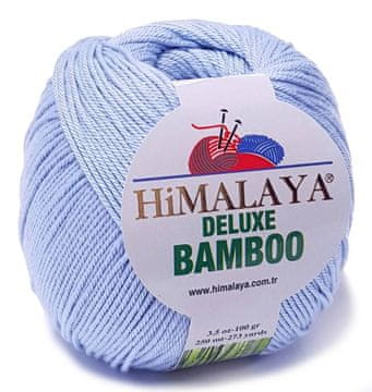 shumee Bambusova bombažna bambusova preja 100g KOL svetlo modra 13